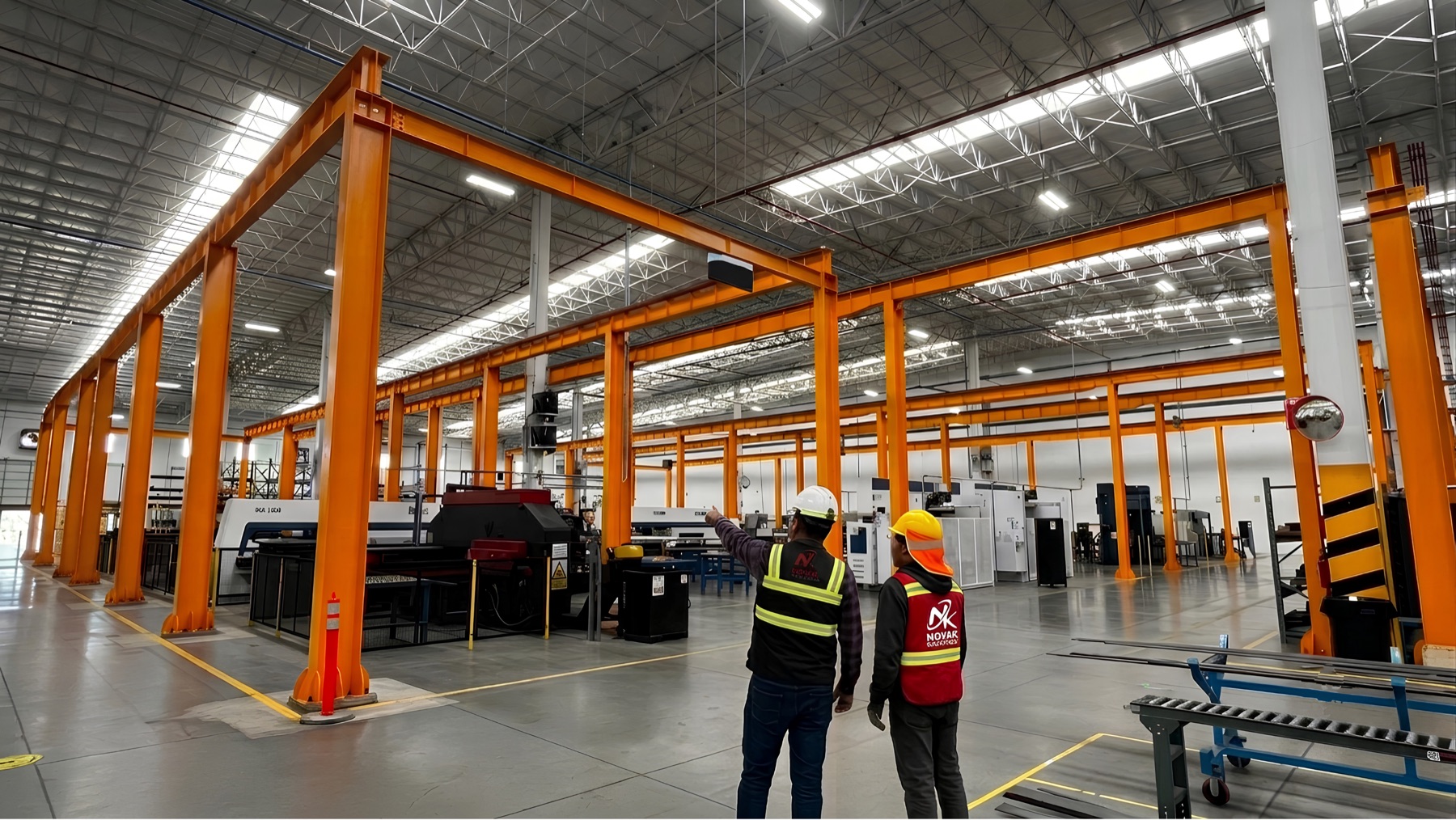 Proyecto de grúa viajera Novak Industrial